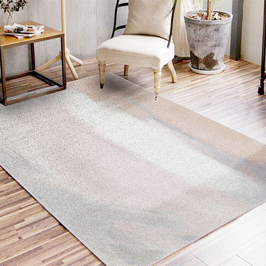 Unique Ombre Rug Grey and Yellow Casual Rug Synthetic Washable Anti-Slip Backing Area Rug for Living Room Beige Clearhalo 'Area Rug' 'Casual' 'Rugs' Rug' 1636600