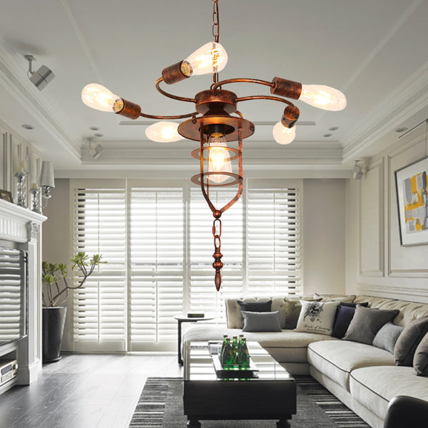 ヴィンテージ　シャンデリアライト 要電気工事】【1点もの】USAヴィンテージミニシャンデリアブラケット