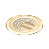 Planetary Orbit Flush Lamp Minimalism Metal Black/Gold LED Ceiling Fixture in Warm/White Light, 16"/19.5" Width - Clearhalo - 'Ceiling Lights' - 'Close To Ceiling Lights' - 'Close to ceiling' - 'Flush mount' - Lighting' - 1637066