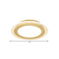 Gold Round Panel Ceiling Light Simplicity LED Iron Flush Mount Lighting for Corridor Clearhalo 'Ceiling Lights' 'Close To Ceiling Lights' 'Close to ceiling' 'Flush mount' Lighting' 1637087