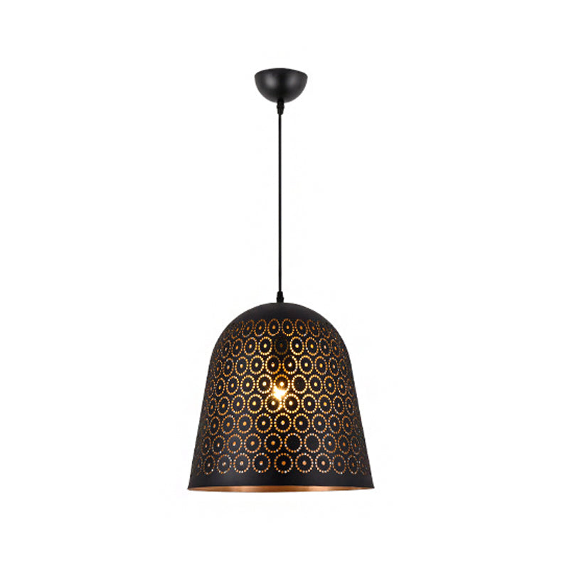 Metallic Black Ceiling Light Cylinder/Oval 1 Head Warehouse Patterned Pendant Lamp Kit for Restaurant Clearhalo 'Art Deco Pendants' 'Black' 'Cast Iron' 'Ceiling Lights' 'Ceramic' 'Crystal' 'Industrial Pendants' 'Industrial' 'Metal' 'Middle Century Pendants' 'Pendant Lights' 'Pendants' 'Rustic Pendants' 'Tiffany' Lighting' 1637100