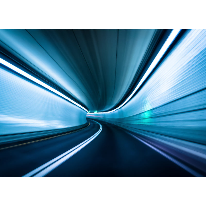 Stain-Proof 3D Effect Tunnel Mural Non-Woven Texture Novelty Wall Decor for Boys Room Clearhalo 'Wall Decor' 'Wall Mural' 1637796