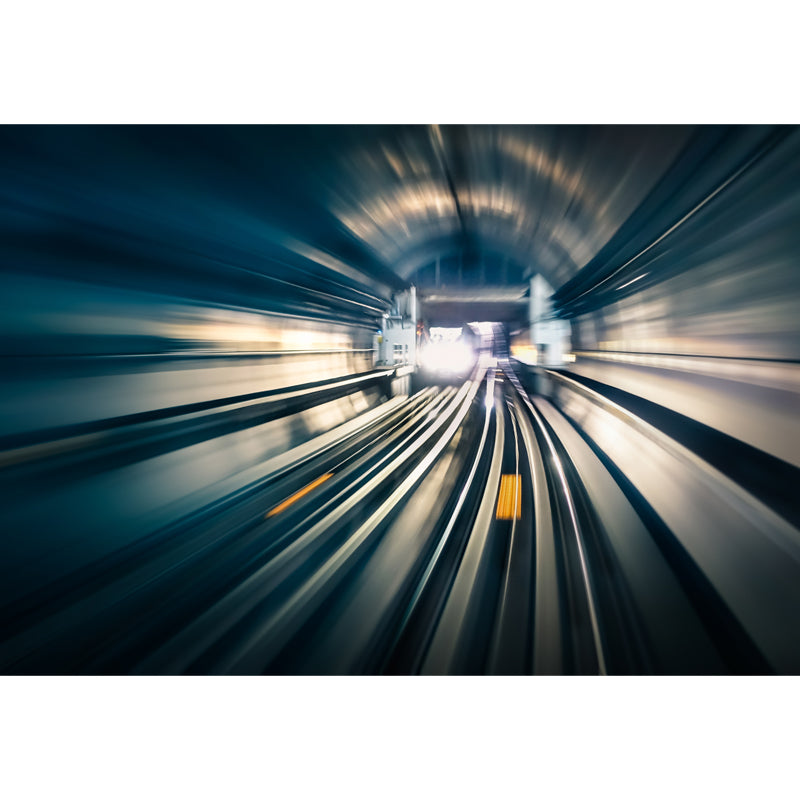 Stain-Proof 3D Effect Tunnel Mural Non-Woven Texture Novelty Wall Decor for Boys Room Clearhalo 'Wall Decor' 'Wall Mural' 1637801