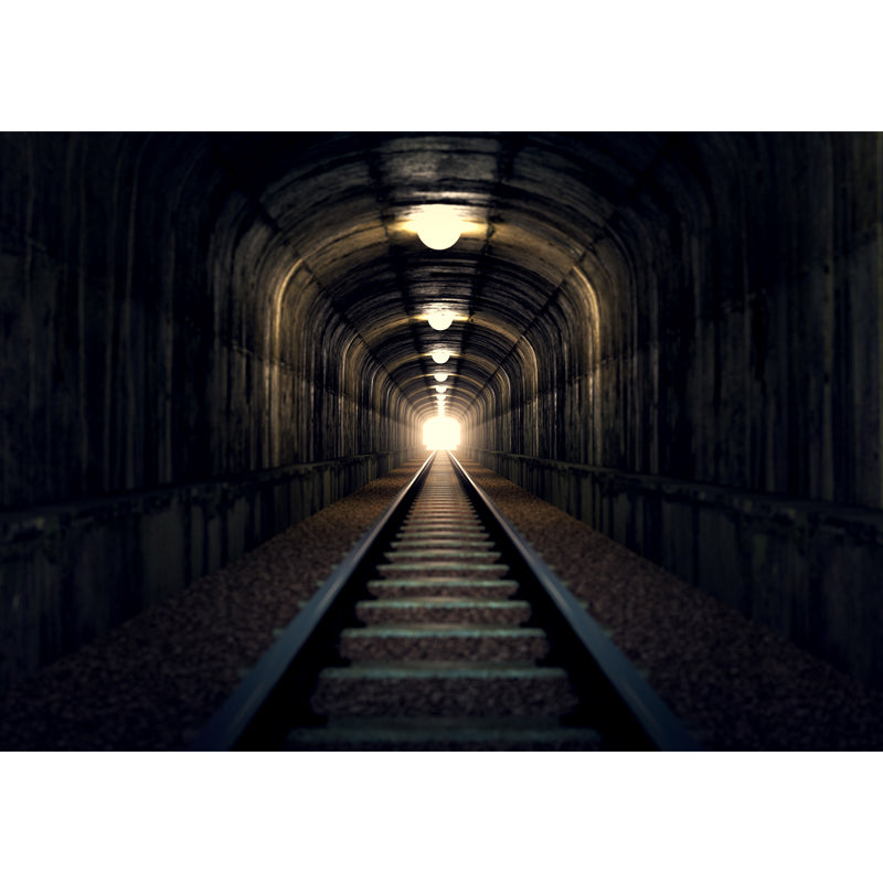 Giant Creative Wall Mural in Dark Color 3D Space Extension Wall Decor, Personalise Clearhalo 'Wall Decor' 'Wall Mural' 1637846