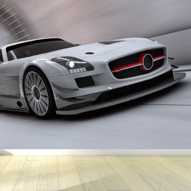 Full Size Photography Creative Mural Decal with Three-Dimensional Space in Dark Color Clearhalo 'Wall Decor' 'Wall Mural' 1637854