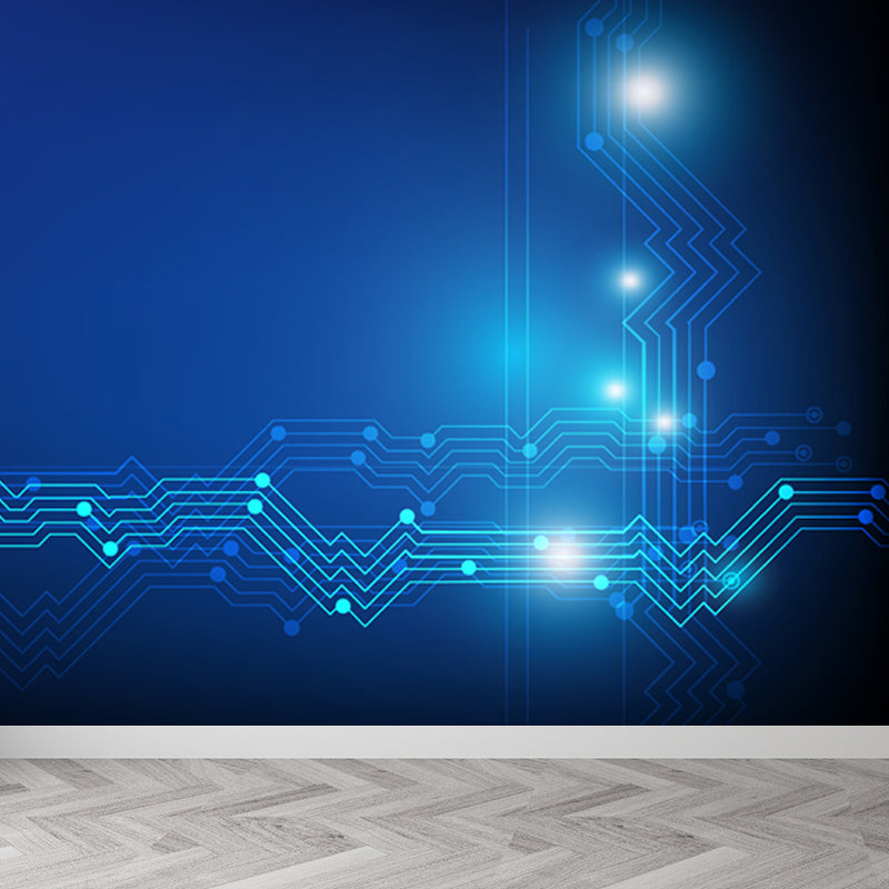 Abstract Mural Decal Modern Decorative Dining Room Wall Covering, Made to Measure Clearhalo 'Wall Decor' 'Wall Mural' 1637915