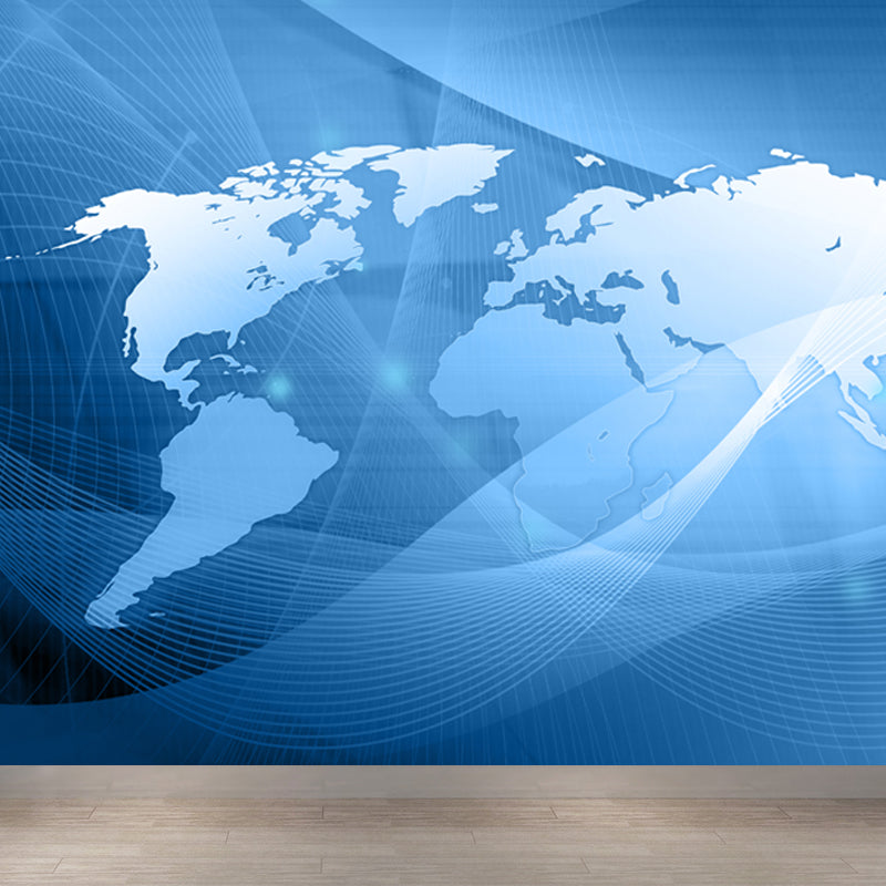 Abstract Mural Decal Modern Decorative Dining Room Wall Covering, Made to Measure Clearhalo 'Wall Decor' 'Wall Mural' 1637924