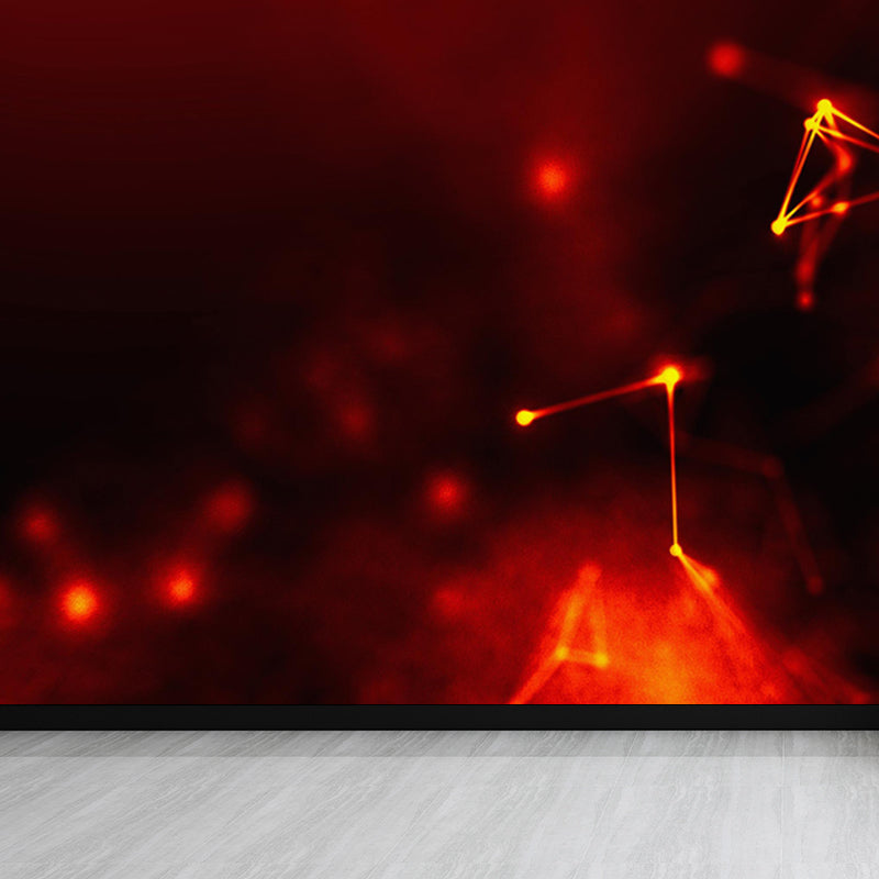 Extra Large Abstract Mural Dark Color Non-Woven Wall Art for Indoor Decor, Custom Clearhalo 'Wall Decor' 'Wall Mural' 1637954