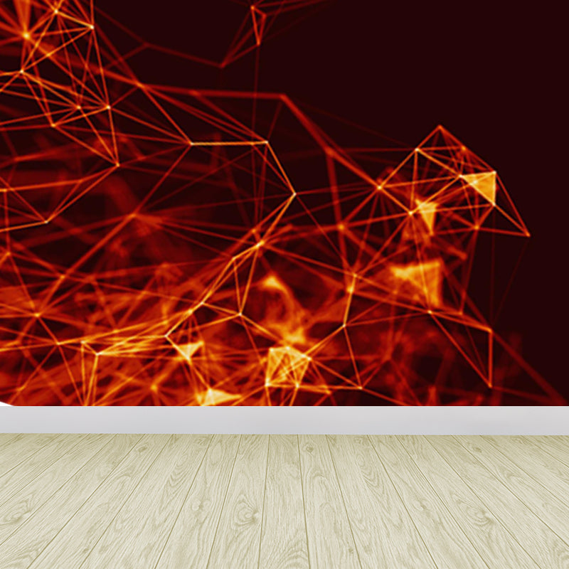 Extra Large Abstract Mural Dark Color Non-Woven Wall Art for Indoor Decor, Custom Clearhalo 'Wall Decor' 'Wall Mural' 1637960