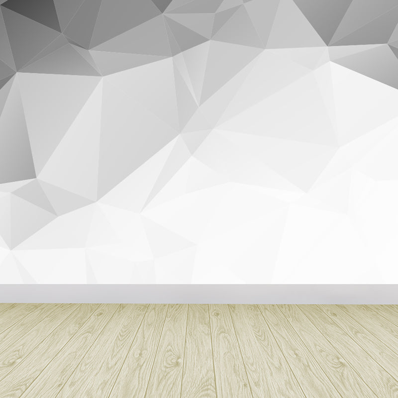 Graphic Mural Wallpaper Pastel Color Contemporary Wall Covering for Girls Bedroom White Clearhalo 'Wall Decor' 'Wall Mural' 1638038