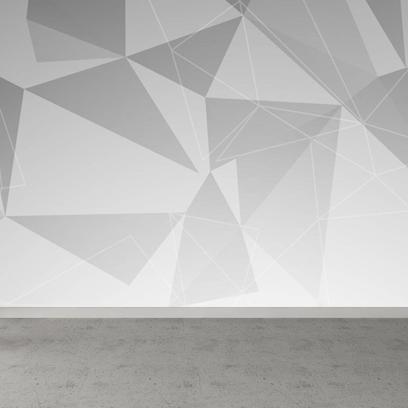 Graphic Mural Wallpaper Pastel Color Contemporary Wall Covering for Girls Bedroom Clearhalo 'Wall Decor' 'Wall Mural' 1638044