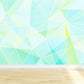 Soft Color Modern Mural Decal Huge Diamond Pattern Wall Covering for Living Room Aqua Clearhalo 'Wall Decor' 'Wall Mural' 1638063