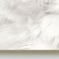 Bird Feather Mural Wallpaper Modern Decorative Kitchen Wall Art, Custom Size Available Light Gray Clearhalo 'Wall Decor' 'Wall Mural' 1638088