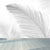 Bird Feather Mural Wallpaper Modern Decorative Kitchen Wall Art, Custom Size Available White Clearhalo 'Wall Decor' 'Wall Mural' 1638093