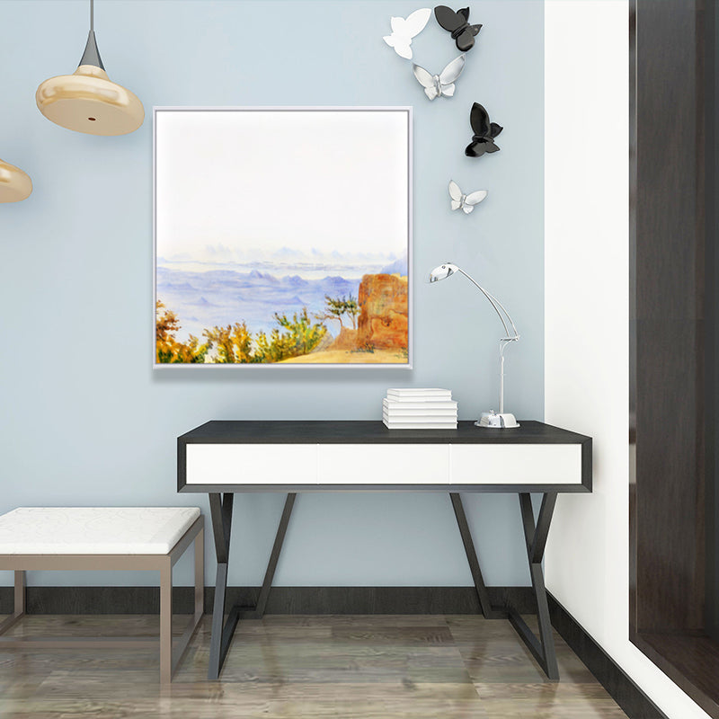 Rustic Natural Treasure Scenery Art Print Canvas Textured Purple Wall Decoration Clearhalo 'Art Gallery' 'Canvas Art' 'Country Art Gallery' 'French Country' 'Rustic' Arts' 1638424