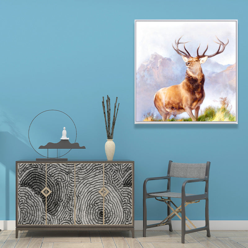 Rustic Natural Treasure Scenery Art Print Canvas Textured Purple Wall Decoration Clearhalo 'Art Gallery' 'Canvas Art' 'Country Art Gallery' 'French Country' 'Rustic' Arts' 1638431