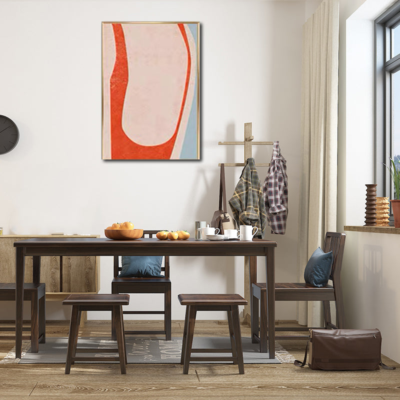 Canvas Textured Wall Art Nordic Fashion Figure Wall Decor in Soft Color for Home Clearhalo 'Arts' 'Canvas Art' 1638480