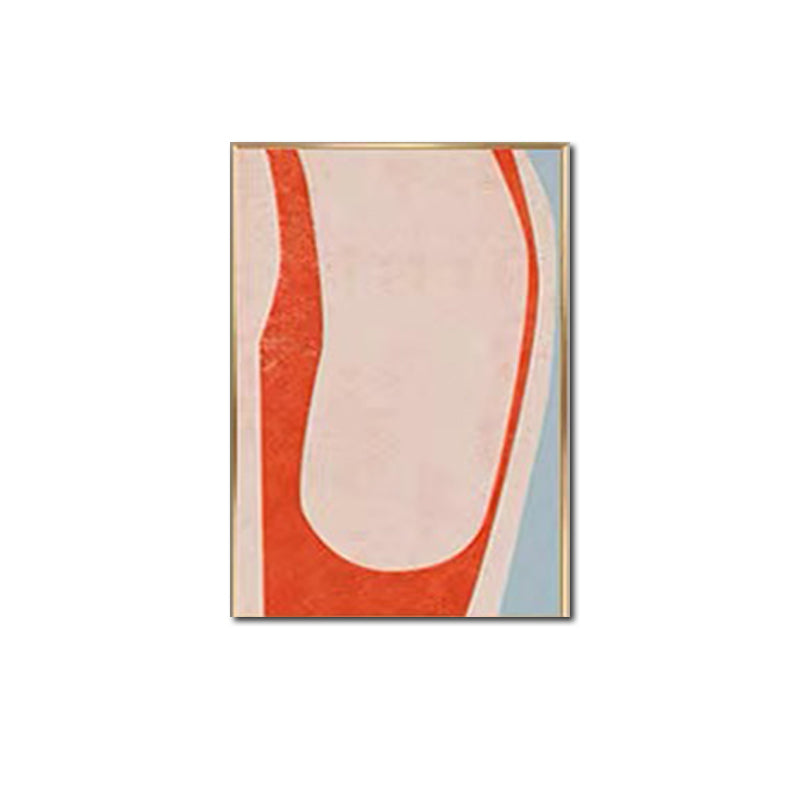 Canvas Textured Wall Art Nordic Fashion Figure Wall Decor in Soft Color for Home Clearhalo 'Arts' 'Canvas Art' 1638481