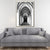 Church Archway Canvas Wall Art Modern Style Architecture Wall Decoration in Grey Grey Clearhalo 'Art Gallery' 'Canvas Art' 'Contemporary Art Gallery' 'Modern' Arts' 1638499