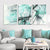 Watercolor Canvas Art for Living Room Abstract Wall Decor in Pastel Color, Multi-Piece Green Clearhalo 'Art Gallery' 'Canvas Art' 'Traditional' Arts' 1638597