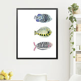 Canvas Textured Wall Art Cartoon Animal Watercolor Drawing Wall Decoration in White Clearhalo 'Art Gallery' 'Canvas Art' 'Kids' Arts' 1638691