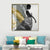 Vrouw figuur canvas moderne stijl gestructureerde meisjes slaapkamer muur kunst print in donkere kleur