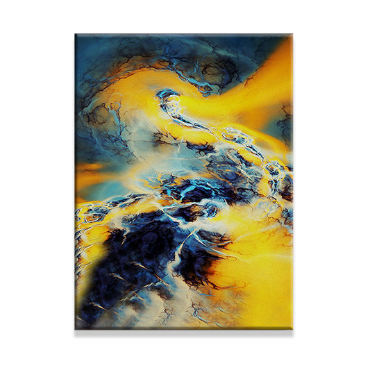 Modern Flow Pattern Wall Art Multicolored Abstract Painting for House Interior Clearhalo 'Art Gallery' 'Canvas Art' 'Contemporary Art Gallery' 'Modern' Arts' 1638728