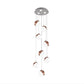 Simple Globe Shade Hanging Ceiling Light Metal 6/8/10 Heads Brass Stairway Cluster Pendant Light Clearhalo 'Ceiling Lights' 'Modern Pendants' 'Modern' 'Pendant Lights' 'Pendants' Lighting' 163888