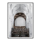Church Arch Hallway Wall Art Decor Contemporary Textured Wrapped Canvas in White Clearhalo 'Art Gallery' 'Canvas Art' 'Contemporary Art Gallery' 'Modern' Arts' 1638965