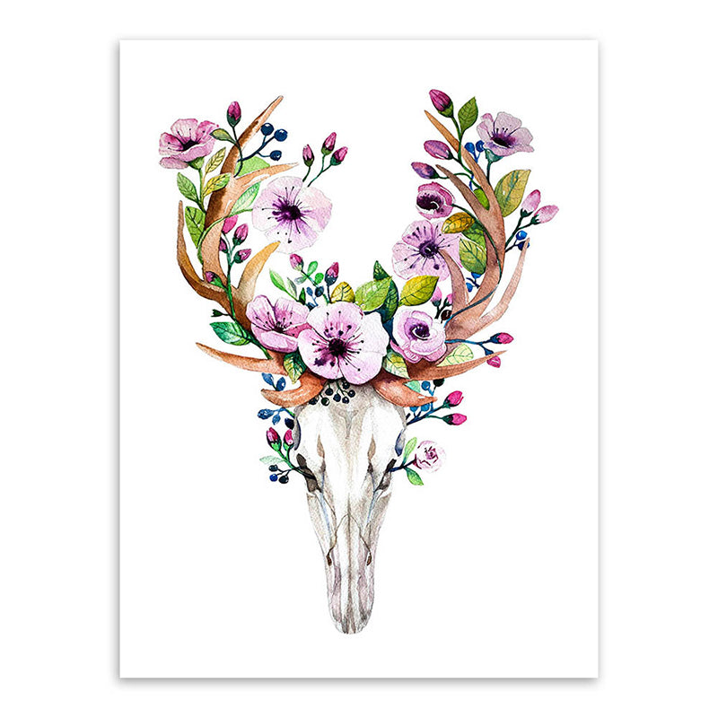 Headwear Painting Canvas Textured Childrens Art Living Room Wall Decoration in White Clearhalo 'Art Gallery' 'Canvas Art' 'Kids' Arts' 1639230