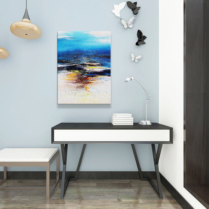 Canvas Textured Painting Modernism Abstract Pattern Wall Art for Living Room Clearhalo 'Art Gallery' 'Canvas Art' 'Contemporary Art Gallery' 'Modern' Arts' 1639257