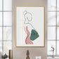 Character Pattern Wall Decor in Pastel Color Nordic Style Canvas for Living Room Clearhalo 'Arts' 'Canvas Art' 1639313
