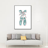 Textured Dance Patterned Wall Art Print Canvas Nordic Wall Decor for Living Room