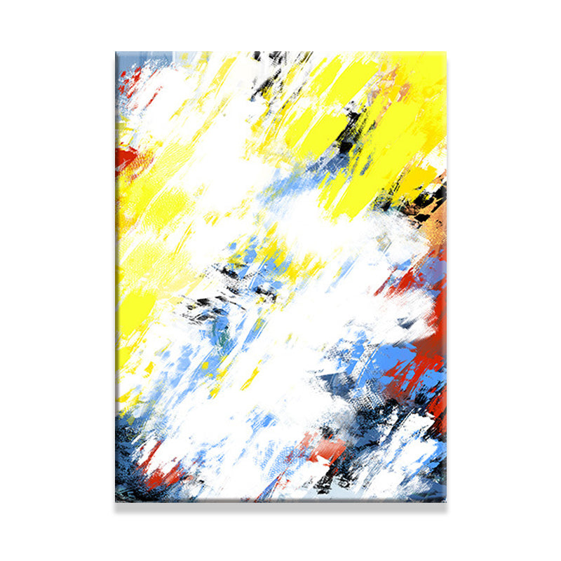 Textured Abstract Wall Art Modernist Canvas Painting for Living Room, Multicolored Clearhalo 'Art Gallery' 'Canvas Art' 'Contemporary Art Gallery' 'Modern' 'Traditional' Arts' 1639866