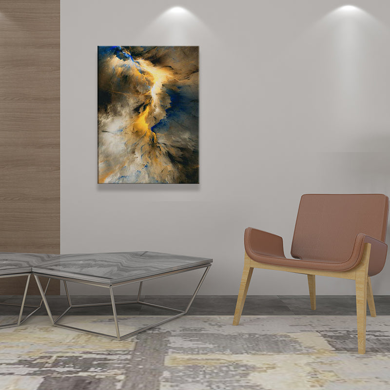Textured Abstract Wall Art Modernist Canvas Painting for Living Room, Multicolored Clearhalo 'Art Gallery' 'Canvas Art' 'Contemporary Art Gallery' 'Modern' 'Traditional' Arts' 1639872