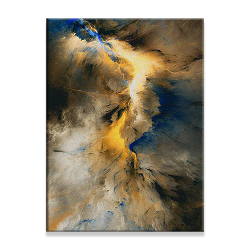 Textured Abstract Wall Art Modernist Canvas Painting for Living Room, Multicolored Clearhalo 'Art Gallery' 'Canvas Art' 'Contemporary Art Gallery' 'Modern' 'Traditional' Arts' 1639873
