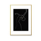 Dancing Girl Portrait Painting for Girls Bedroom in White, Multiple Sizes Available Clearhalo 'Arts' 'Canvas Art' 1639894