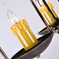 Aged Brass Metal Hanging Light Two-bulb Vintage Candle Chandeliers for Coffee Shop Clearhalo 'Ceiling Lights' 'Chandeliers' Lighting' options 164024