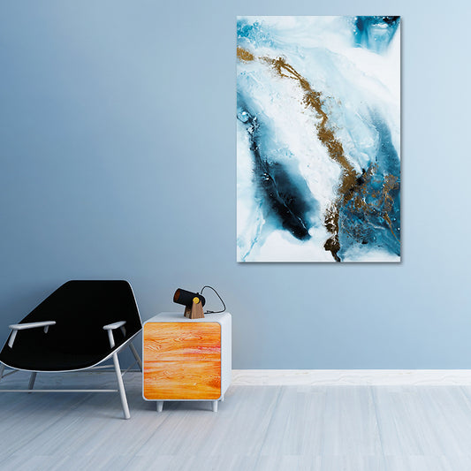 Dark Color Abstract Print Canvas Wall Art Textured Surface Painting for Sitting Room Brown Clearhalo 'Art Gallery' 'Canvas Art' 'Contemporary Art Gallery' 'Modern' Arts' 1640523