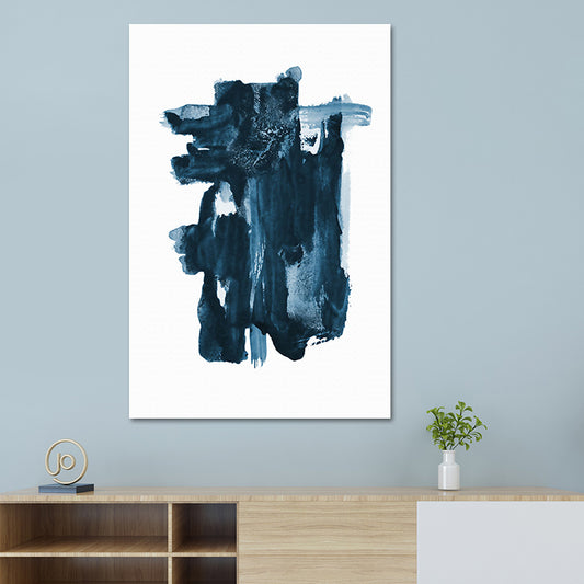 Dark Color Abstract Print Canvas Wall Art Textured Surface Painting for Sitting Room Clearhalo 'Art Gallery' 'Canvas Art' 'Contemporary Art Gallery' 'Modern' Arts' 1640531