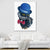 Canvas Soft Color Painting Childrens Art Animal Pet Print Wall Decor for Stairway Blue Clearhalo 'Art Gallery' 'Canvas Art' 'Kids' Arts' 1640662