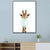 Animals Image Wall Decor Kid's Style Textured Girls Bedroom Painting, Multiple Sizes Green Clearhalo 'Art Gallery' 'Canvas Art' 'Kids' Arts' 1640738
