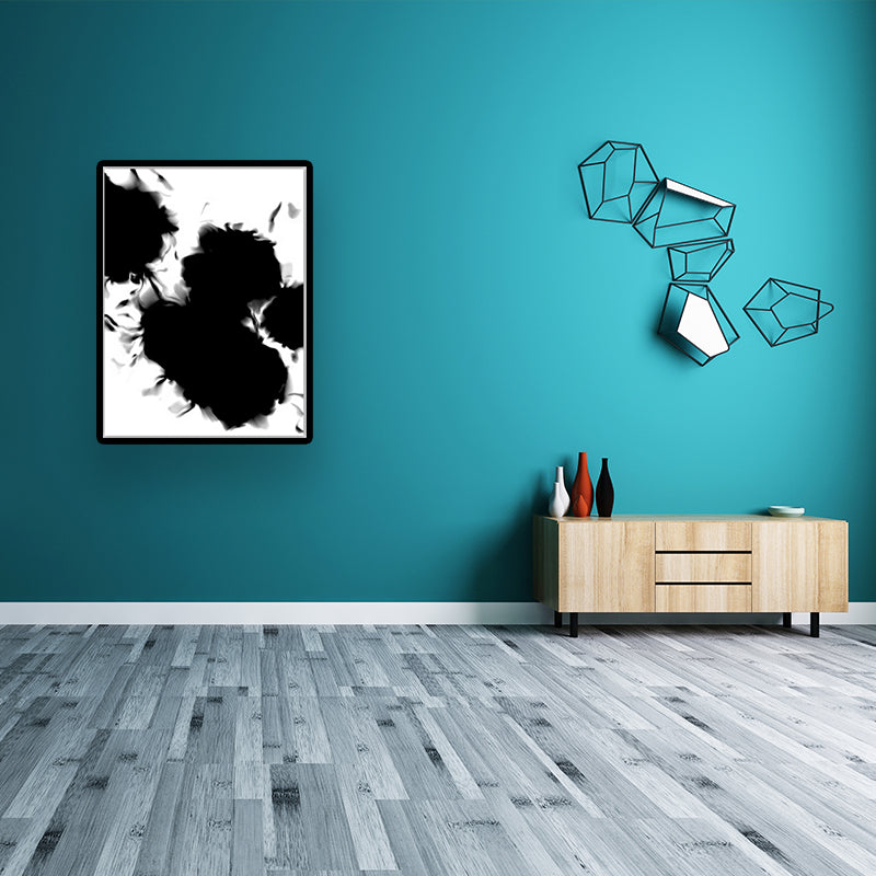 Black and White Minimalism Canvas Art Spray-Paint Wall Decoration for House Interior Clearhalo 'Art Gallery' 'Canvas Art' 'Contemporary Art Gallery' 'Contemporary Art' 'Minimalism' 'Minimalist Art Gallery' 'Scandinavian' Arts' 1640775