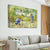 Green Country Painting First Steps after Millet Canvas Wall Art for Sitting Room Green Clearhalo 'Art Gallery' 'Canvas Art' 'Country Art Gallery' 'French Country' 'Rustic' Arts' 1640801