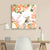 Bright Color Childrens Art Painting Bird and Flower Branch Canvas Print for Dining Room Orange Clearhalo 'Art Gallery' 'Canvas Art' 'Kids' Arts' 1641134