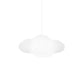 White Cloud Hanging Light Modern PE 1 Light White Pendant Light in Warm/White for Bedroom Clearhalo 'Ceiling Lights' 'Modern Pendants' 'Modern' 'Pendant Lights' 'Pendants' Lighting' 164114