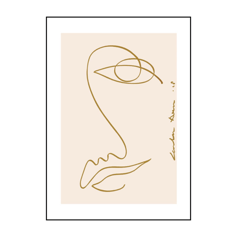 Nordic Style Teenagers Wall Decor Diversify Character Image in Light Color Canvas Clearhalo 'Arts' 'Canvas Art' 1641193