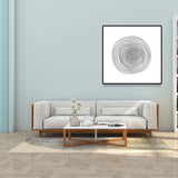 Textured Geometric Pattern Painting Nordic Style Canvas Wall Art Decor, Multiple Sizes