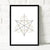 White Nordic Painting Geometry Wall Art Decor for Kitchen, Multiple Sizes Available White Clearhalo 'Arts' 'Canvas Art' 1641348