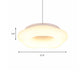 18"/21.5" Wide Cloud Drop Pendant Acrylic LED White Pendant Ceiling Light for Living Room Clearhalo 'Ceiling Lights' 'Modern Pendants' 'Modern' 'Pendant Lights' 'Pendants' Lighting' 164345
